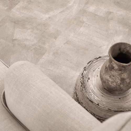 Кварцвиниловая плитка Vinilam клеевая Ceramo Stone Glue Бетонная смесь 61603 950×480×2,5