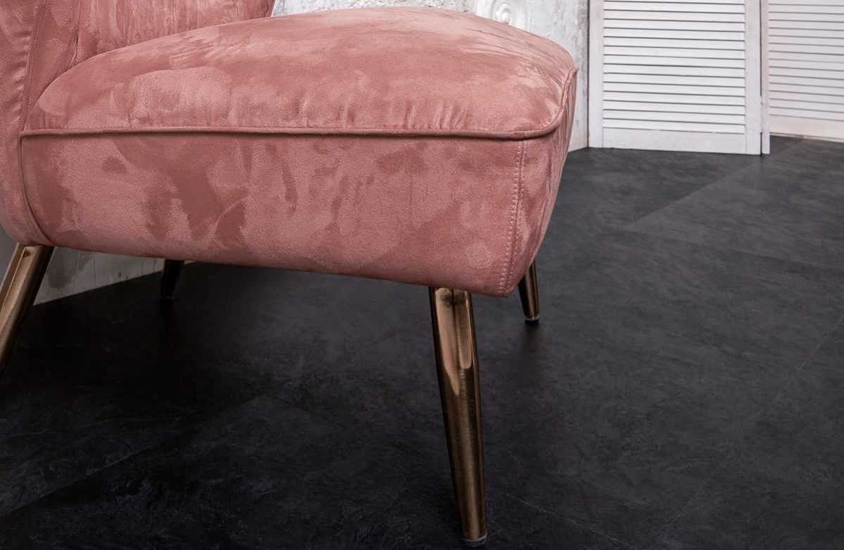 Кварцвиниловая плитка Vinilam клеевая Ceramo Stone Glue Сланцевый Черный 61607 950×475×2,5 фото в интерьере