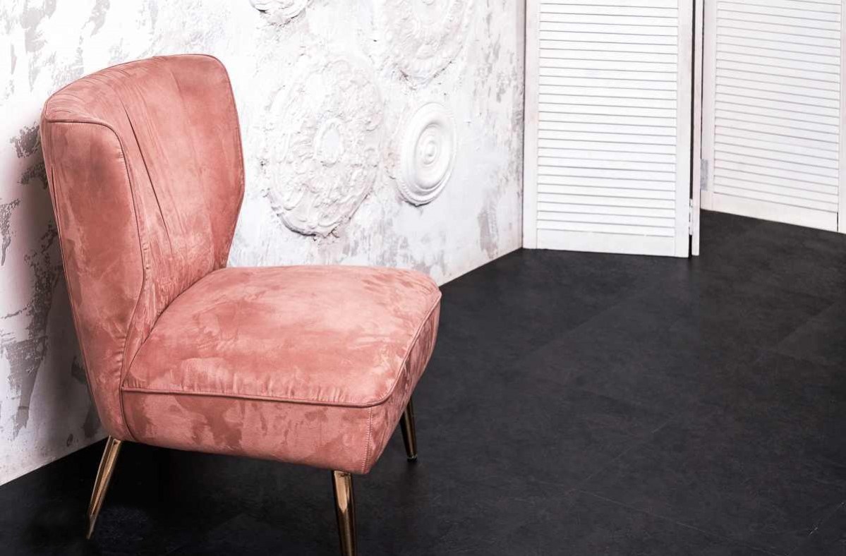 Кварцвиниловая плитка Vinilam клеевая Ceramo Stone Glue Сланцевый Черный 61607 950×475×2,5 фото в интерьере