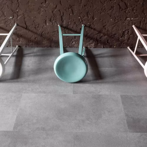 Кварцвиниловая плитка Vinilam клеевая Ceramo Stone Glue Цемент 61609 950×480×2,5