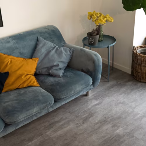 Кварцвиниловая плитка Vinilam клеевая Ceramo Stone Glue Цемент Светлый 71614 950×475×2,5