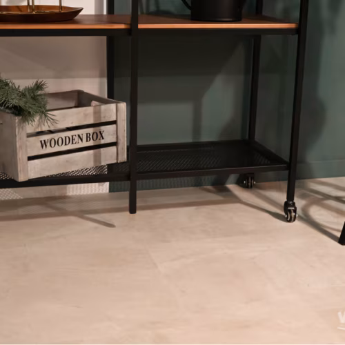 Кварцвиниловая плитка Vinilam клеевая Ceramo Stone Glue Бетон Белый 71615 950×475×2,5