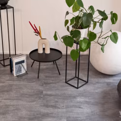 Кварцвиниловая плитка Vinilam клеевая Ceramo Stone Glue Цемент Серый 71616 950×480×2,5