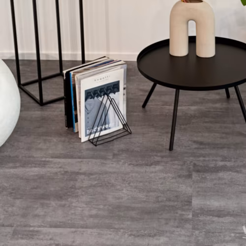 Кварцвиниловая плитка Vinilam клеевая Ceramo Stone Glue Цемент Серый 71616 950×480×2,5