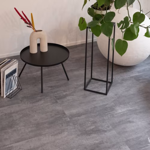 Кварцвиниловая плитка Vinilam клеевая Ceramo Stone Glue Цемент Серый 71616 950×480×2,5