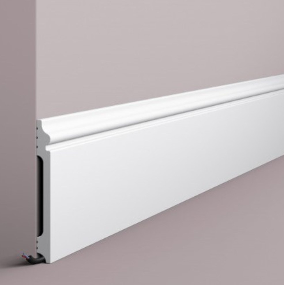 Плинтус под покраску NMC Wallstyl FL14 2000×140×15