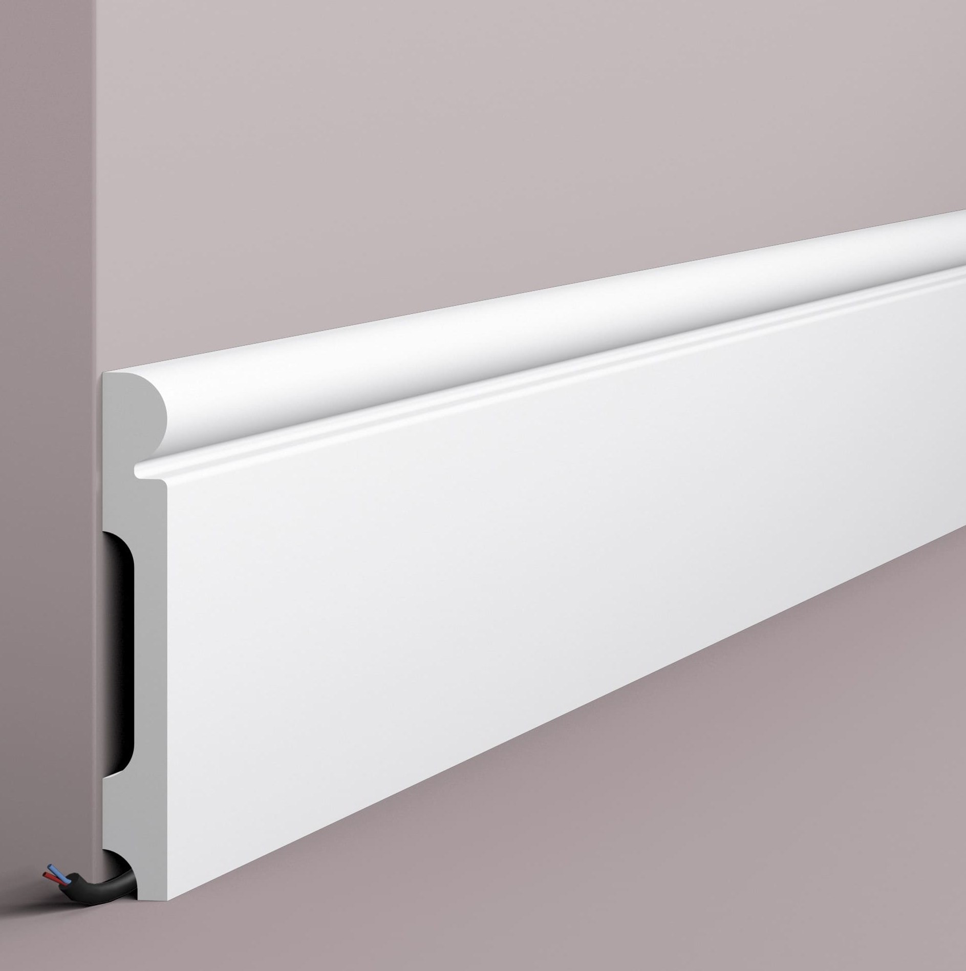 Плинтус под покраску NMC Wallstyl FL4 2000×150×20