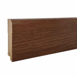 Плинтус МДФ ламинированный DeArtio Дуб Скандинавский темный B302-22 2050×80×16