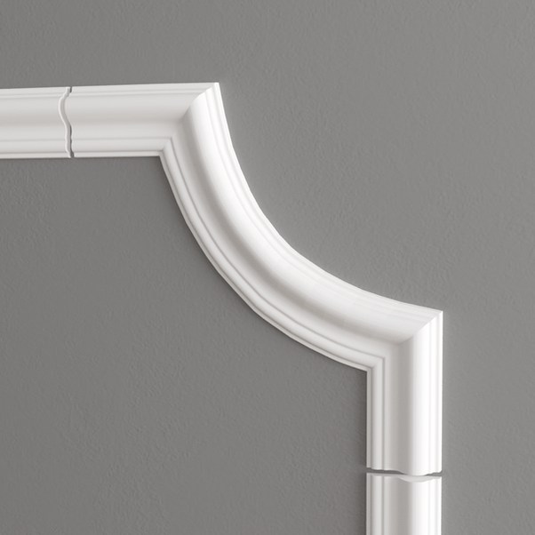 Угловой элемент к молдингу под покраску NMC WL2-C2 250×250×20