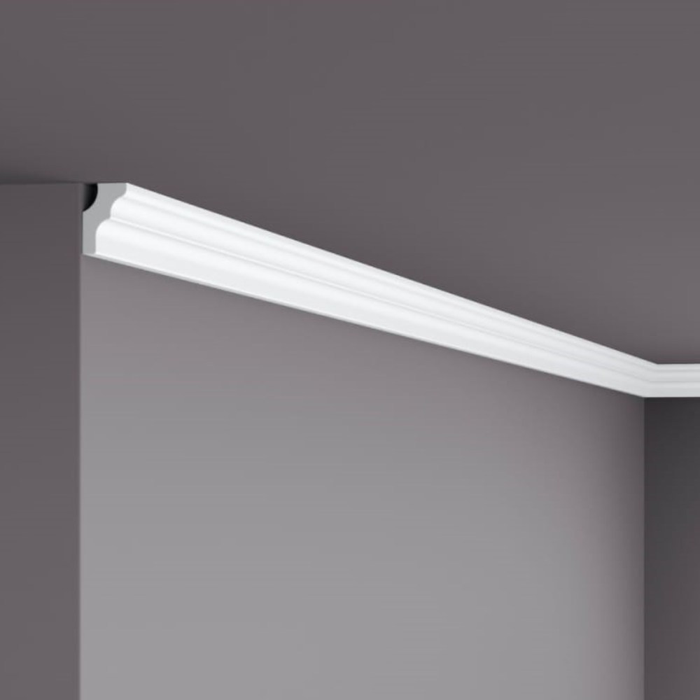 Потолочный плинтус под покраску NMC LX25 (ME) 2000×20×25