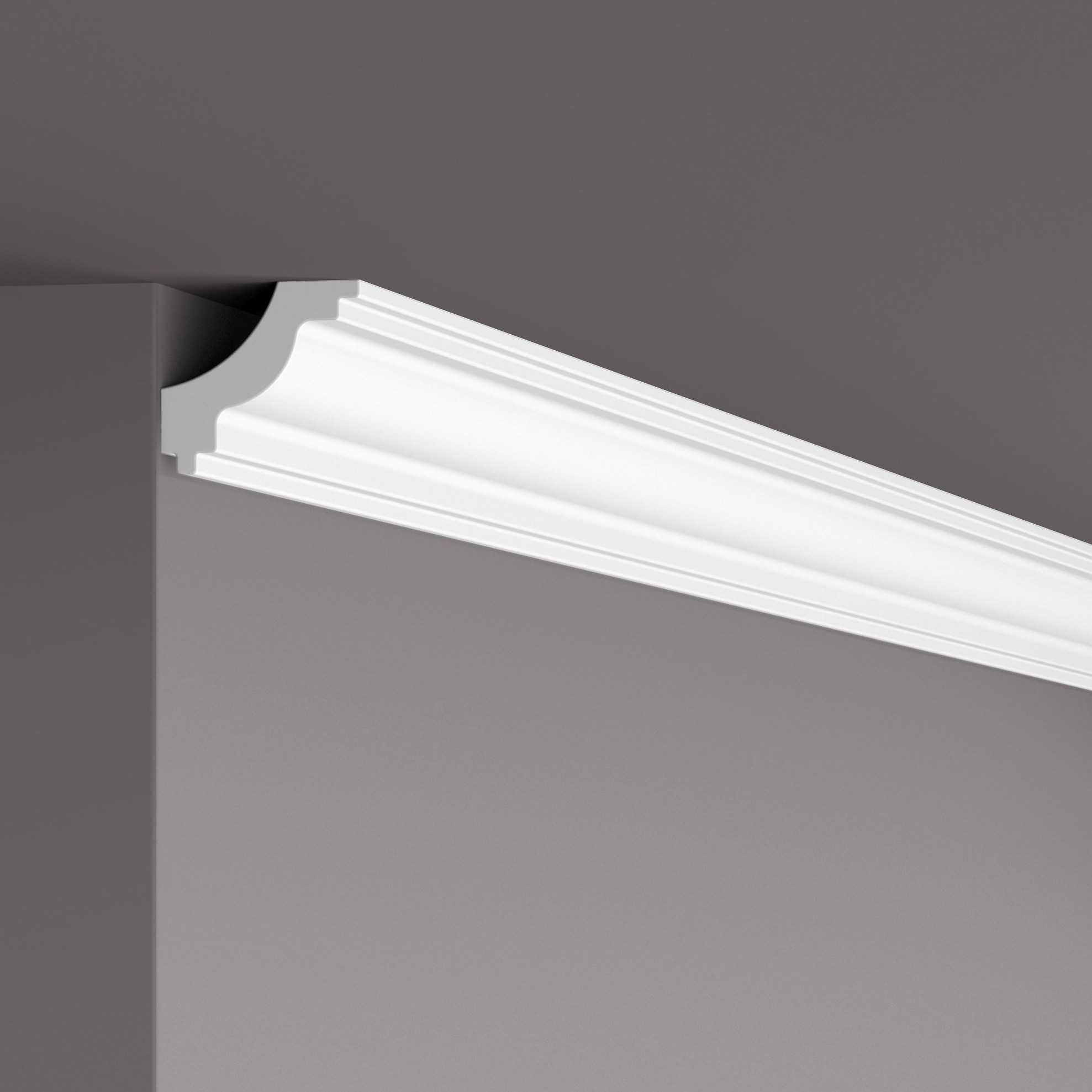 Потолочный плинтус под покраску NMC LX47 (J) 2000×50×45