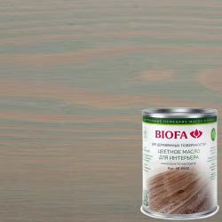 Масло для дерева Biofa 8500 цвет 8535 Сталь 0,125 л