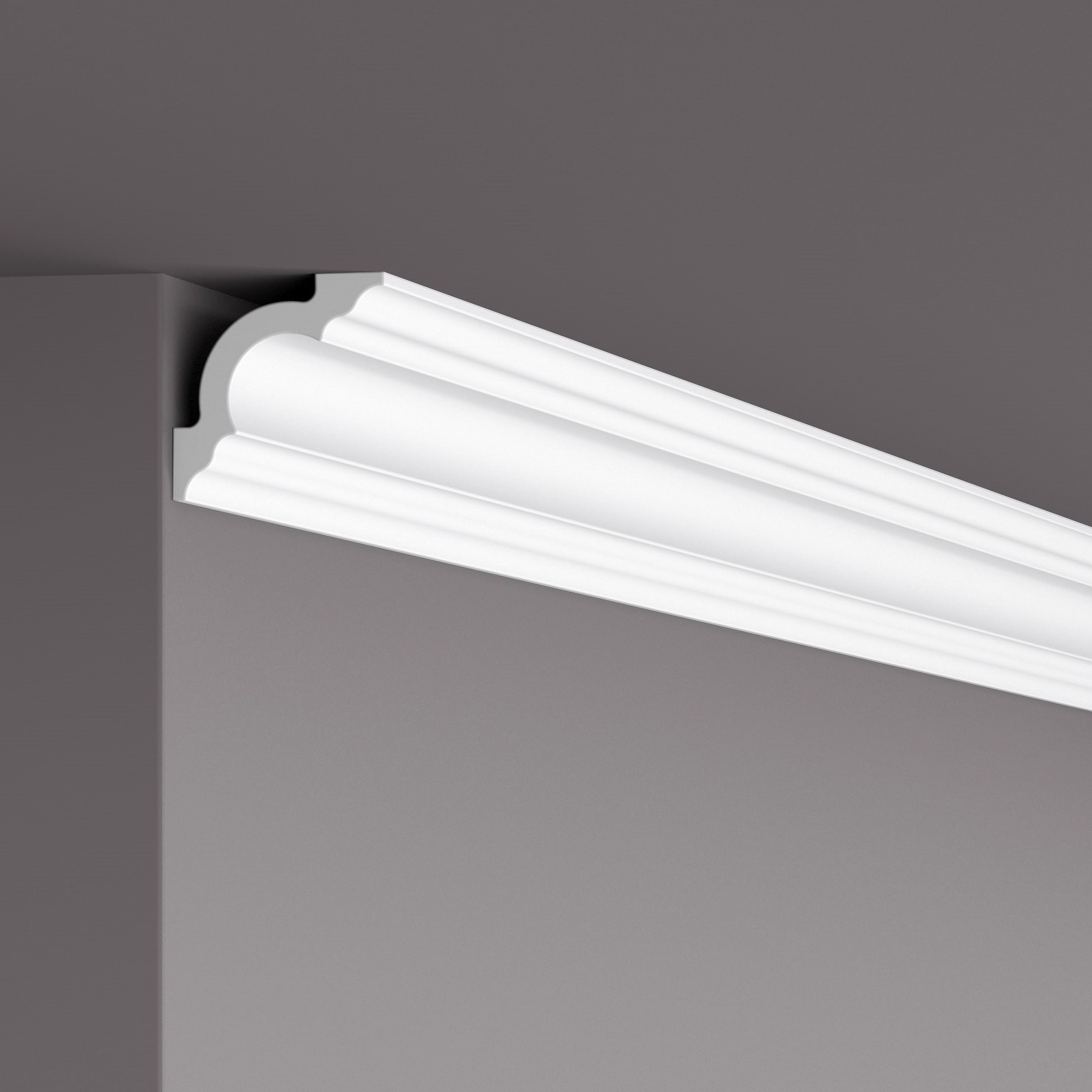 Потолочный плинтус под покраску NMC LX68 (А4) 2000×65×65