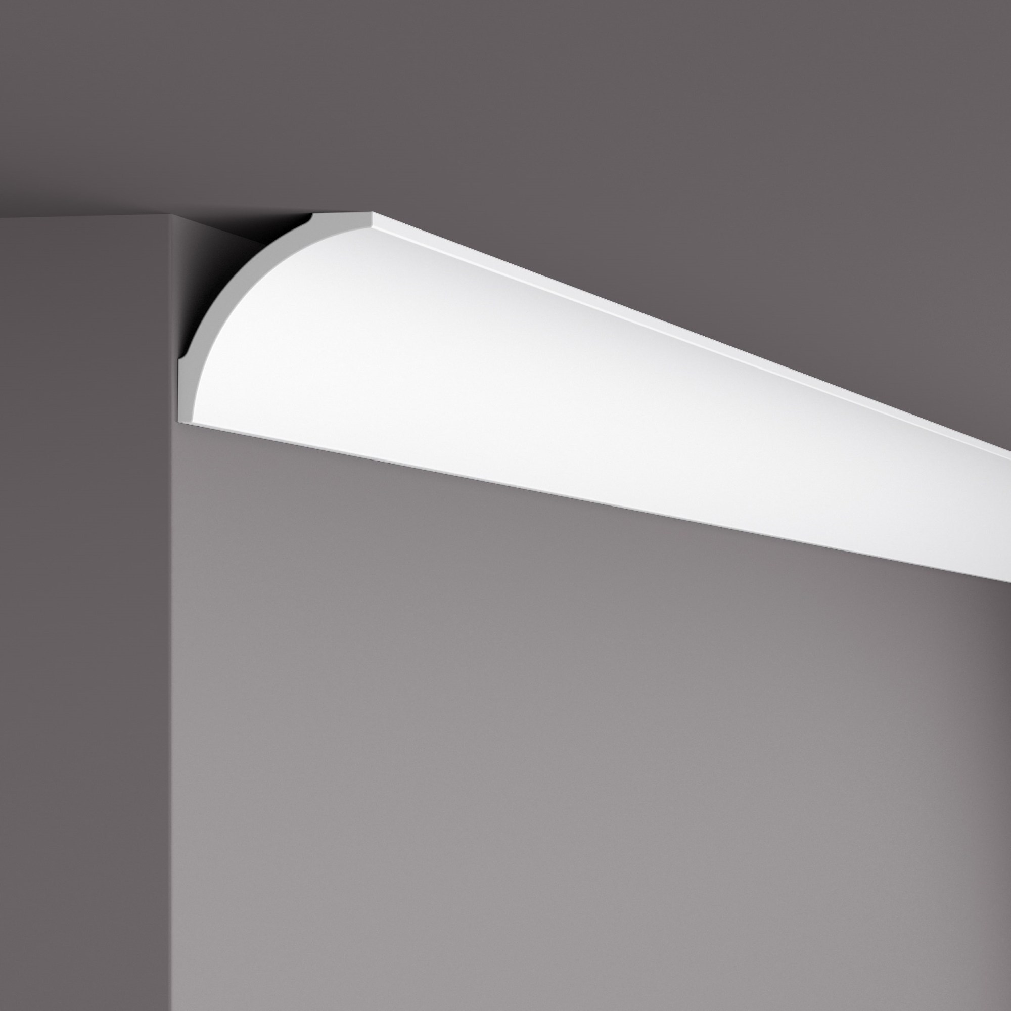 Потолочный плинтус под покраску NMC B8 Nomastyl 2000×82×82