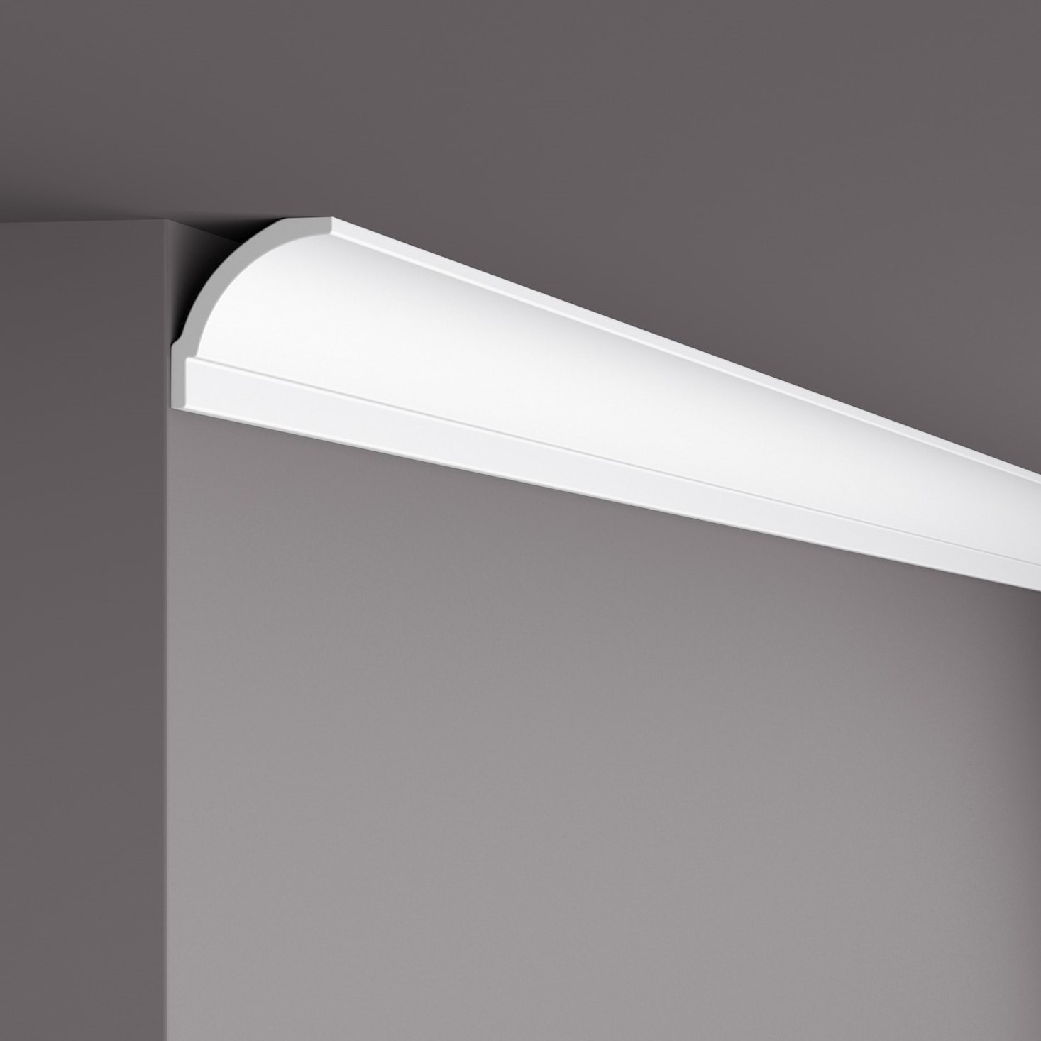 Потолочный плинтус под покраску NMC BW1 Nomastyl 2000×60×65