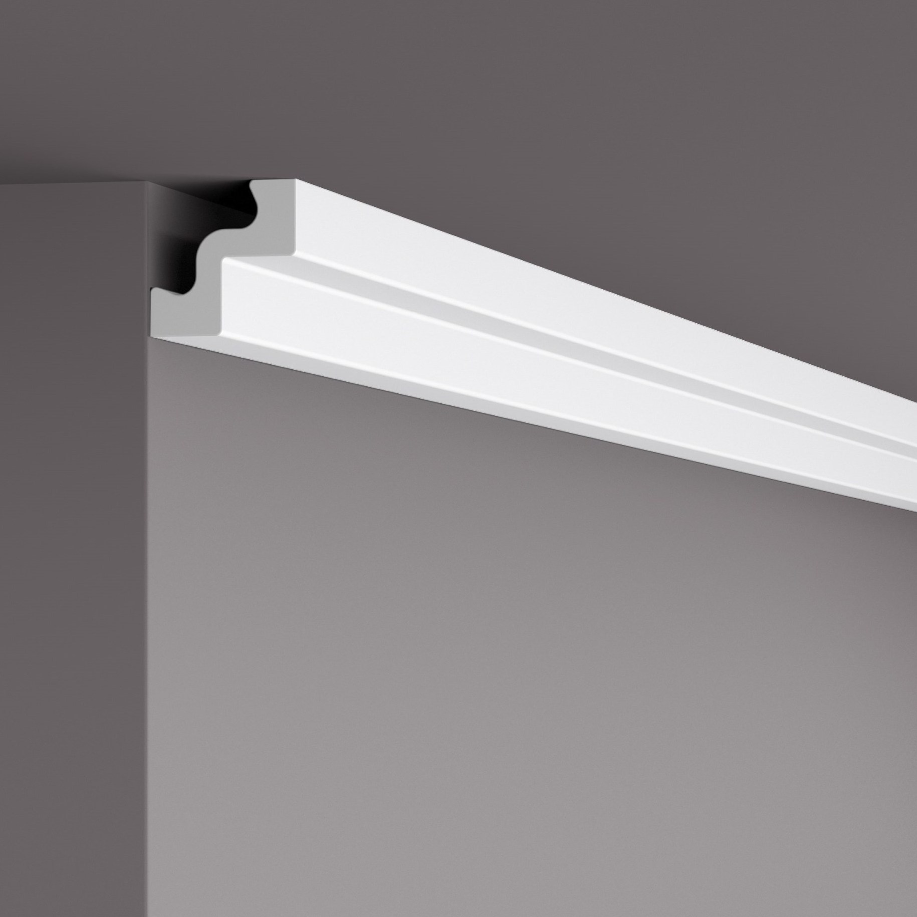 Потолочный плинтус под покраску NMC ST2 Nomastyl 2000×50×50