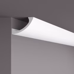 Потолочный плинтус под покраску с подсветкой NMC Wallstyl WT3 2000×110×80