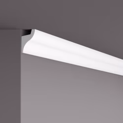 Потолочный плинтус под покраску с подсветкой NMC Wallstyl IL3 2000×32,5×50