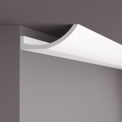 Потолочный плинтус под покраску с подсветкой NMC Wallstyl WT4 2000×180×70