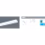 Потолочный плинтус под покраску NMC Wallstyl WT5 2000×50×50