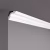 Потолочный плинтус под покраску NMC Wallstyl WT5 2000×50×50