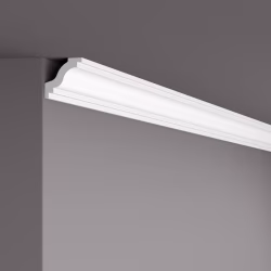 Потолочный плинтус под покраску NMC Wallstyl WT6 2000×40×40