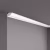 Потолочный плинтус под покраску NMC Wallstyl WT7 2000×22×16