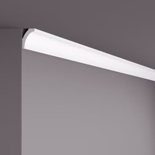 Потолочный плинтус под покраску NMC Wallstyl WT8 2000×20×30