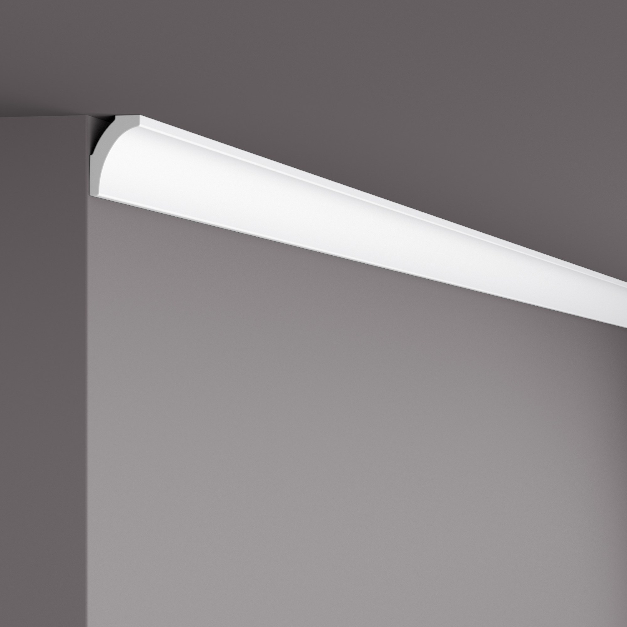 Потолочный плинтус под покраску NMC Wallstyl WT8 2000×20×30