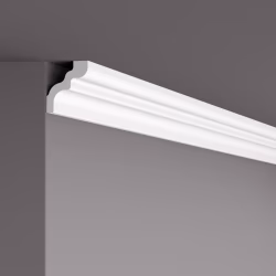 Потолочный плинтус под покраску NMC Wallstyl WT9 2000×40×50