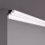 Потолочный плинтус под покраску NMC Wallstyl WT9 2000×40×50