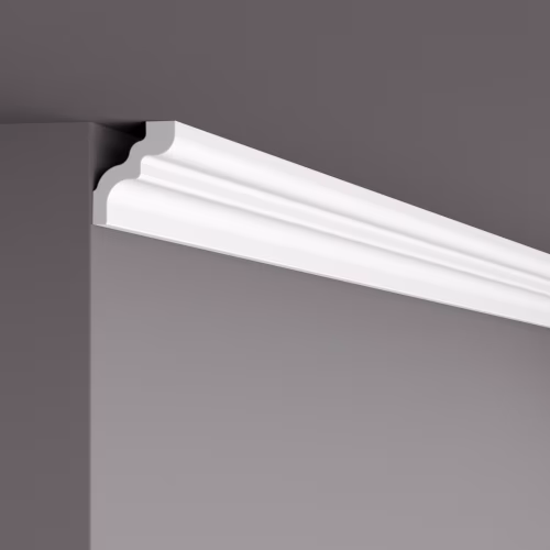 Потолочный плинтус под покраску NMC Wallstyl WT9 2000×40×50