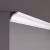 Потолочный плинтус под покраску NMC Wallstyl WT15 2000×70×70