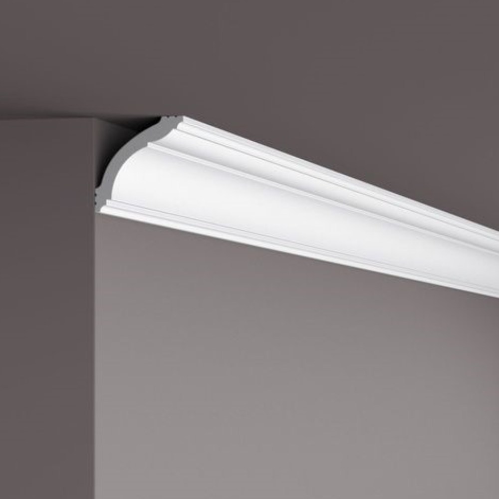 Потолочный плинтус под покраску NMC Wallstyl WT15 2000×70×70