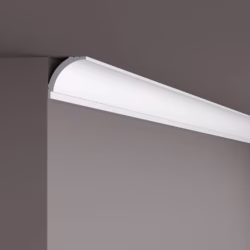 Потолочный плинтус под покраску NMC Wallstyl WT16 2000×45×45