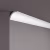 Потолочный плинтус под покраску NMC Wallstyl WT16 2000×45×45