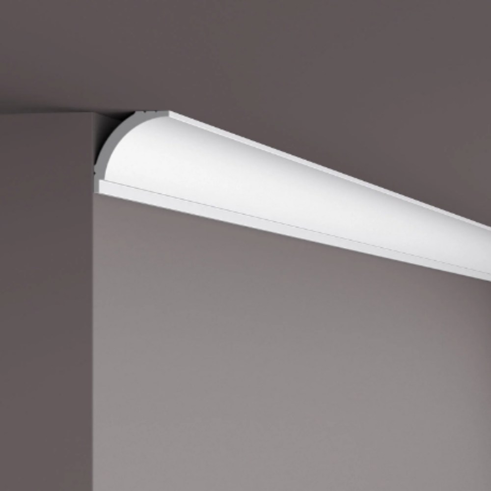 Потолочный плинтус под покраску NMC Wallstyl WT16 2000×45×45