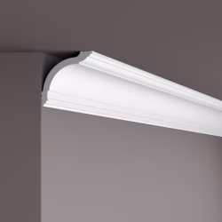 Потолочный плинтус под покраску NMC Wallstyl WT17 2000×95×95