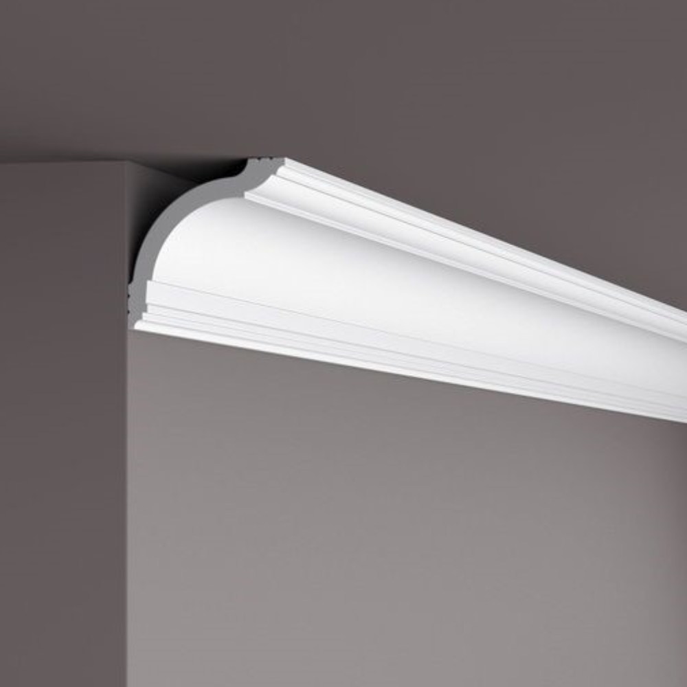 Потолочный плинтус под покраску NMC Wallstyl WT17 2000×95×95