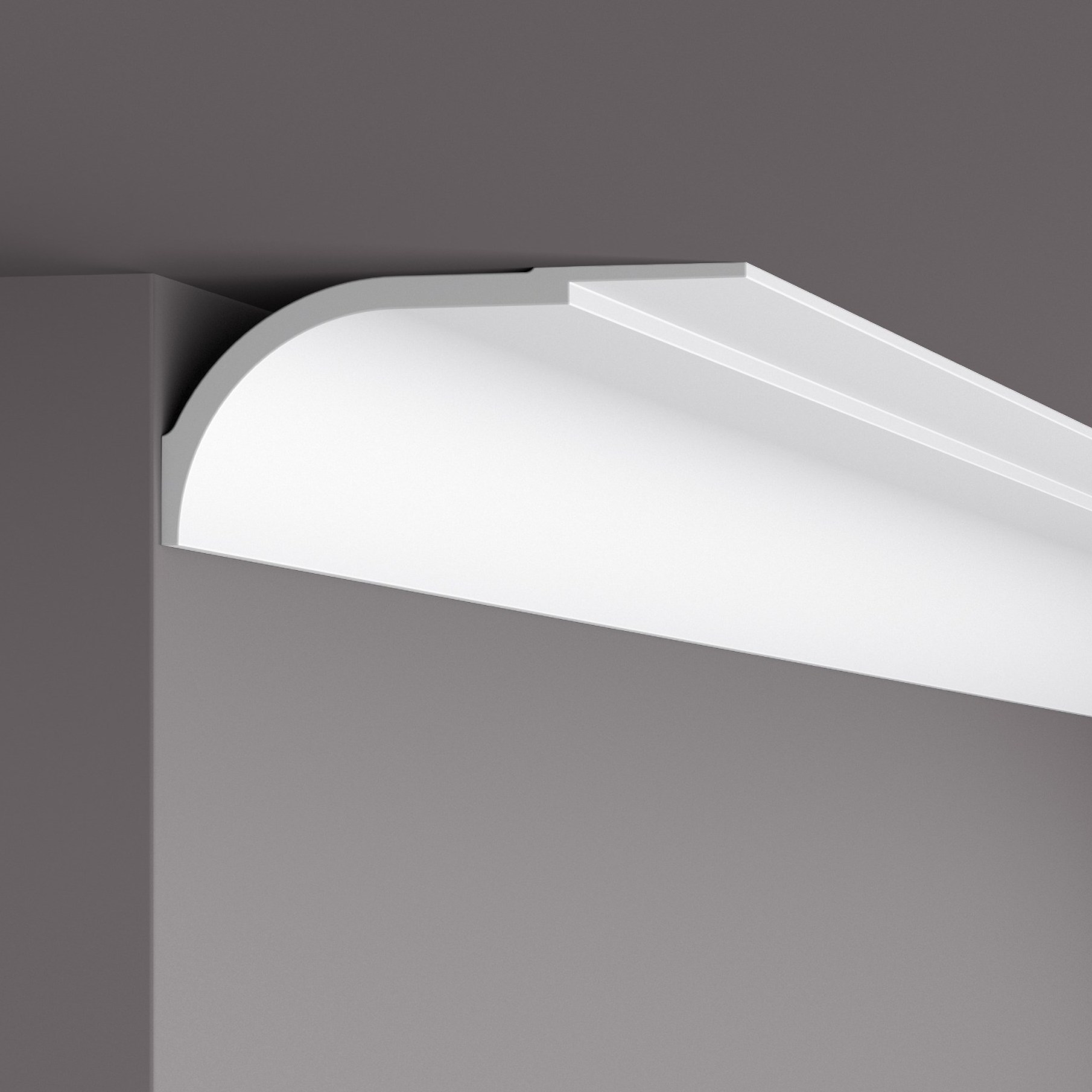 Потолочный плинтус под покраску NMC Wallstyl WT22 2000×105×225