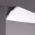Потолочный плинтус под покраску NMC Wallstyl WT24 2000×150×150