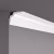 Потолочный плинтус под покраску NMC Wallstyl WT25 2000×80×80