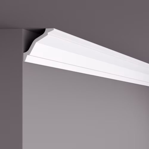 Потолочный плинтус под покраску NMC Wallstyl WT26 2000×75×75