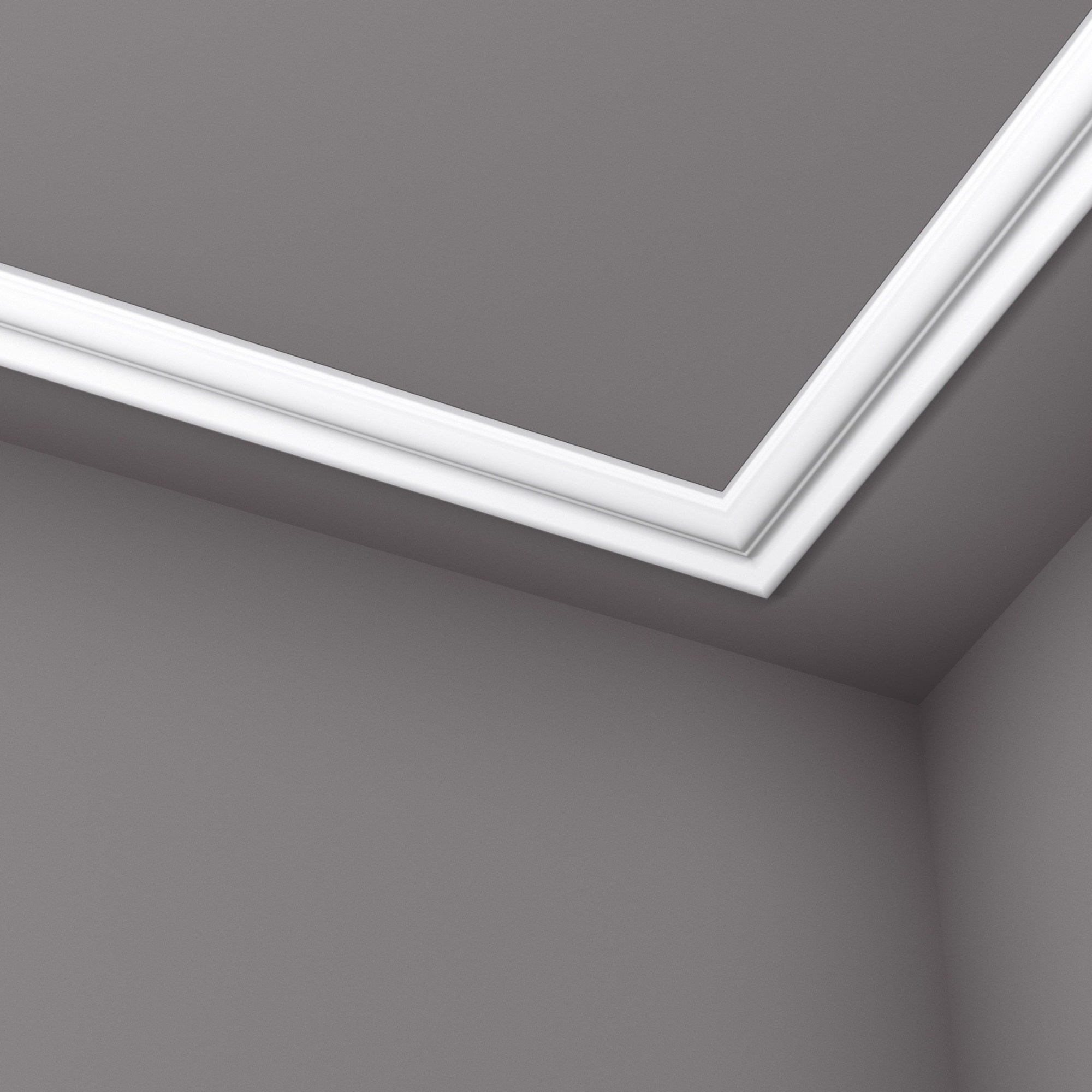 Потолочный плинтус под покраску NMC LX70 (N) 2000×20×70