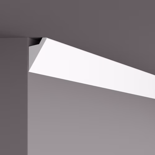 Потолочный плинтус под покраску с подсветкой NMC Wallstyl IL4 2000×37,5×60
