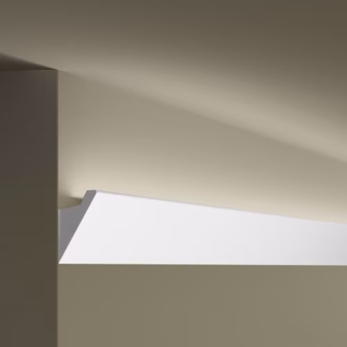 Потолочный плинтус под покраску с подсветкой NMC Wallstyl IL4 2000×37,5×60