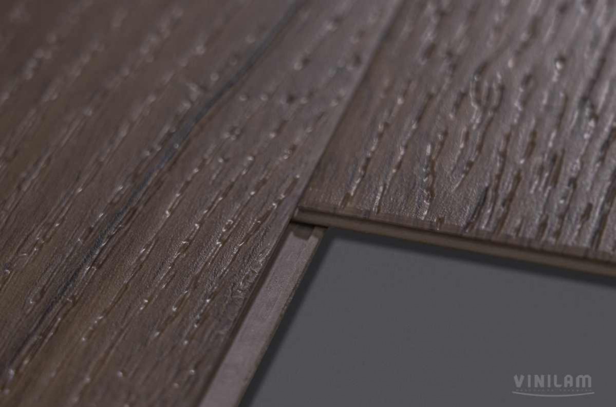 Кварцвиниловая плитка Vinilam клеевая Ceramo XXL Glue Дуб Берн 8885-EIR 1528×233×2,5 фото в интерьере