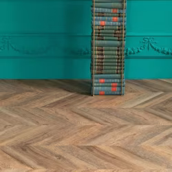 Кварцвиниловый SPC ламинат Vinilam Parquet Chevron Шеврон Нормандия RI153610CL4 французская елка 1293×305×8,5