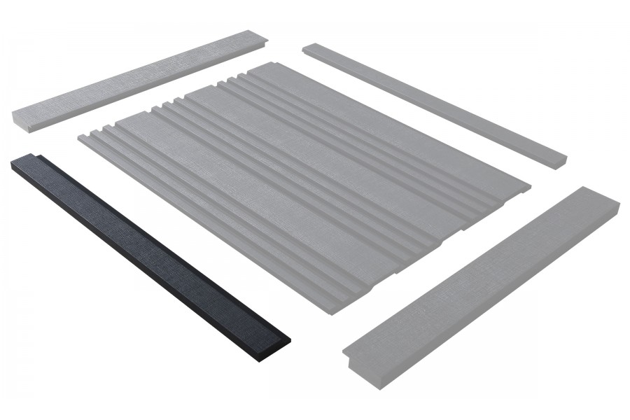 Финишный молдинг Hiwood LF124A BK114K 2700×42×12