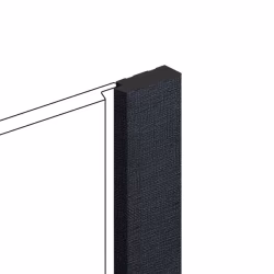 Финишный молдинг Hiwood LF124B BK114K 2700×31×12